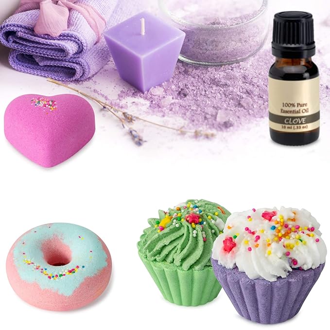 10 Bath Bombs for Kids, Bath Bomb Gift Set, Natural Bubble Bathbombs, Shea Butter Dry Skin Moisturize, Fizzy Spa Bath for Her Mom Women Kids Girls Girlfriend, Birthday, Valentines Day