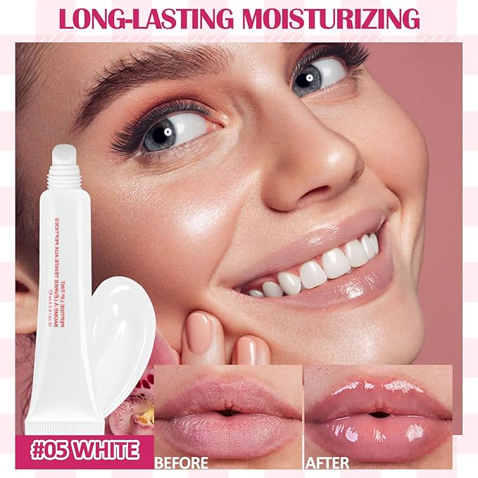 DAGEDA 3Colors Lip Glowy Balm Set, Lips(B)