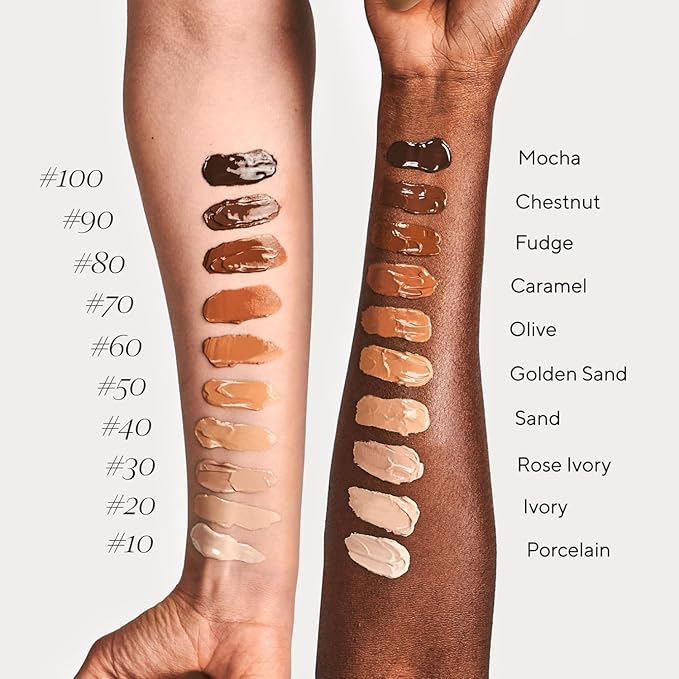 MÁDARA Organic Skincare | Skin Equal Soft Glow Foundation SPF15 PORCELAIN IVORY 10-30ml, Mineral foundation with hyaluronic acid, Buildable medium coverage, Dewy foundation, Vegan, COSMOS certified