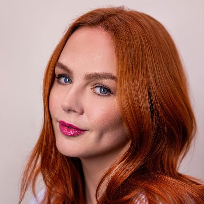eSalon Permanent Hair Color & Hair Dye Complete Kit - Personal Colorist Kit for Up To 100% Gray Coverage for All Hair Types - Professional-Grade Ammonia-Free Hair Dye (Dark Blonde Intense Copper 7CC)