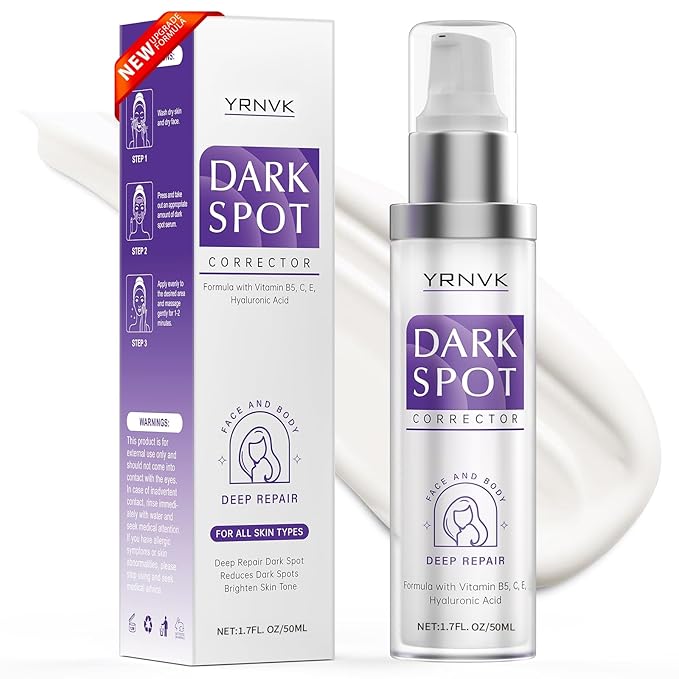 Dark Spot Remover for Face and Body, Dark Spot Corrector, Rapid Tone Repair Retinol Cream, Melasma Treatment with Vitamin C, Upgraded Skin Care Cream for Women Men