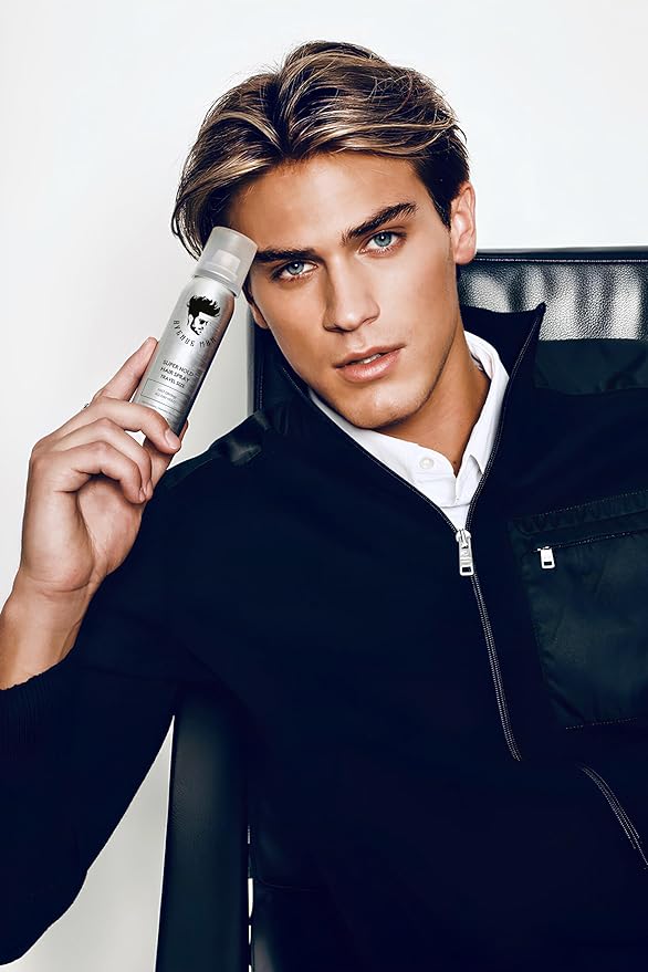 Avenue Man Super Hold Hairspray for Men - Travel Size Men Hair Spray for Long-Lasting Control - Shapes, Lifts & Holds Hair - Mens Hair Spray Extra Hold for Effortless All-Day Control - 1.76 oz