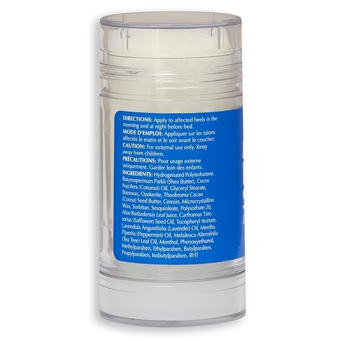 Heel Balm for Dry Cracked Feet - Miracle Heel Stick for Cracked Heel Repair - Heel Balm Stick for Cracked Heel Treatment - Formulated with Pure Aloe Vera, Tea Tree Oil, Shea & Cocoa Butters | 2.5 oz