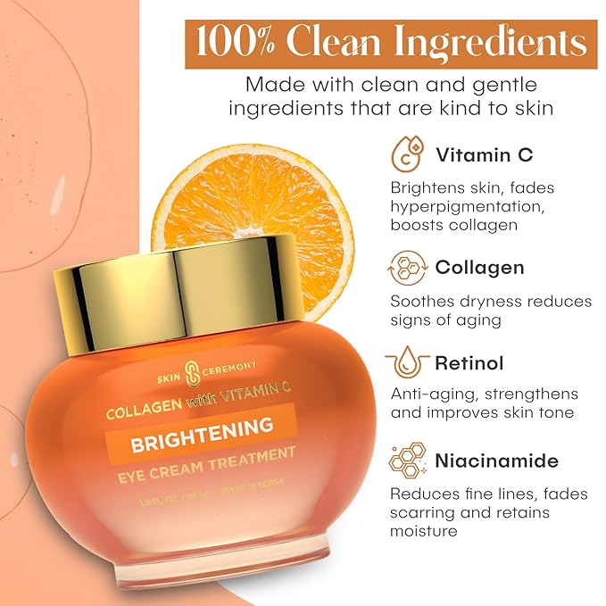 Collagen and vitamin c brightening