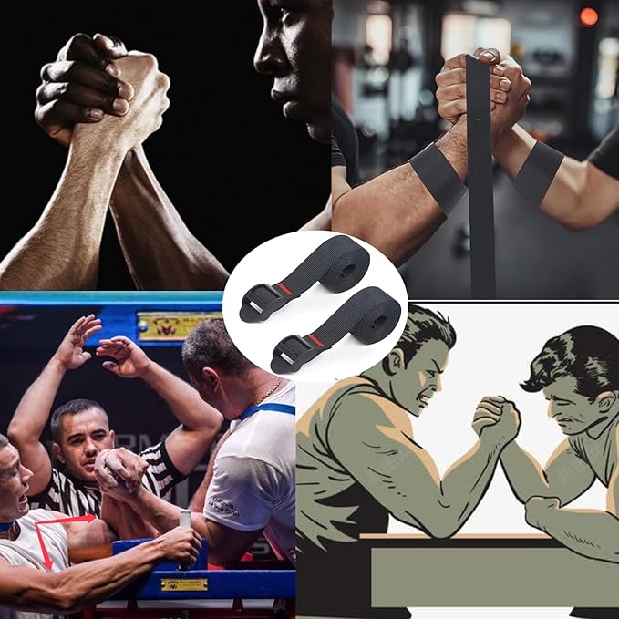 2 Pcs Wrestling Belt Arm Wrestling Competition Match