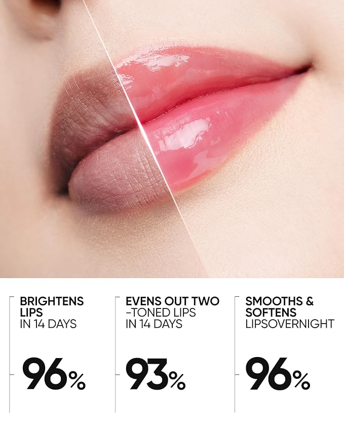 SKINTIFIC Peptide Brightening Lip Serum, Hydrating & Plumping Tinted Lip Gloss, Moisturizing Lip Balm with Polypeptides & Squalane for Glossy Sheer, Smooth Lips (06 Cherry Red)