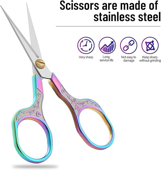 Small sharp scissors-Glexal 5 Inch