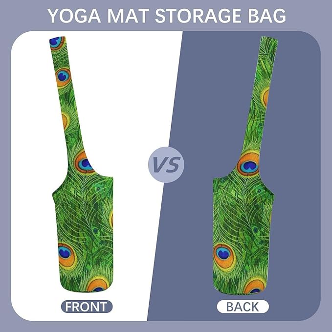 Large Yoga Mat Bag Fit Most Size for Ladies Yoga Mats Carrier Bags Multi-Functional Exercise Mat Holder Storage Bag