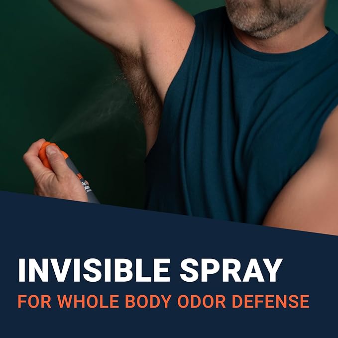Mando Whole Body Deodorant Spray For Men - Invisible Spray Deodorant - 72 Hr Odor Control - Low Irritation Formula - Aluminum Free & Benzene Free - 3.6 ounces - Pack of 2 - Cedar Grove