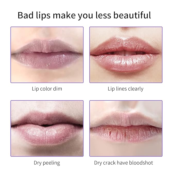 Lip Plumper Lip Mask Set, 2PCS Moisturizing