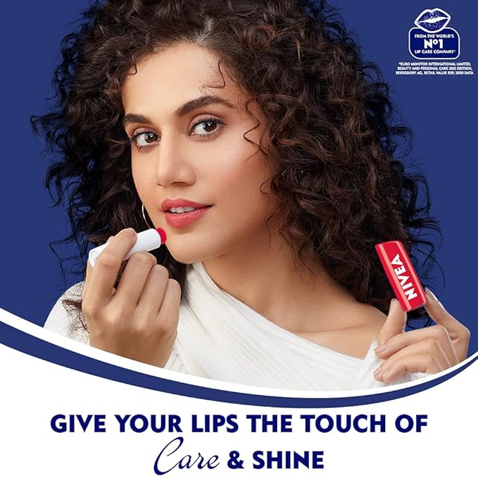 Nivea Lip Care Fruity Shine Strawberry,