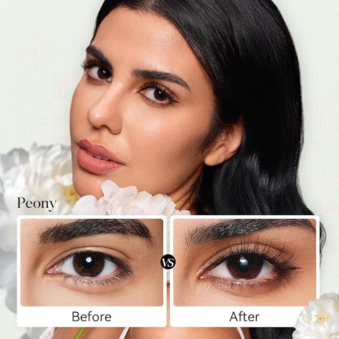 WOSADO Magnetic Eyelashes with Applicator Kit, [Peony] 22mm Reusable Glue-free Wispy Magnetic Lashes, Cruelty-free False Lashes, Waterproof, Lightweight, Suit for Heavy Makeup