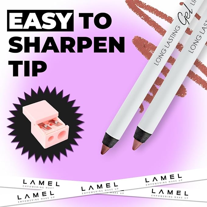 Lamel Matte Gel Lip Liner Pencil - Weightless Lip 7g
