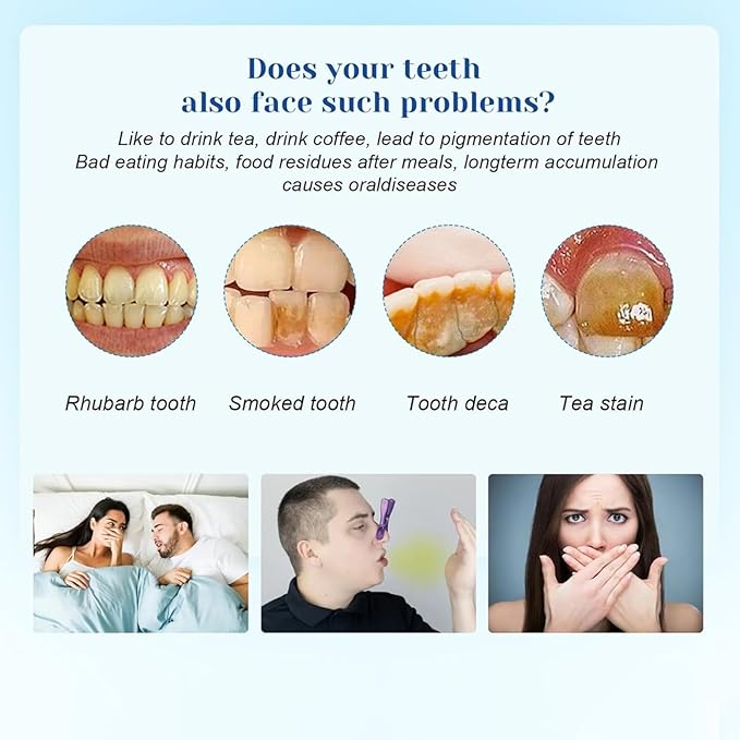 Teeth Whitening Pen (6 Pack) Professionally Stain Removal Teeth Whitening Gel Formula,No Sensitivity, Enamel Safe, Travel-Friendly Teeth Whitening Gel Pen, Gentle Formula