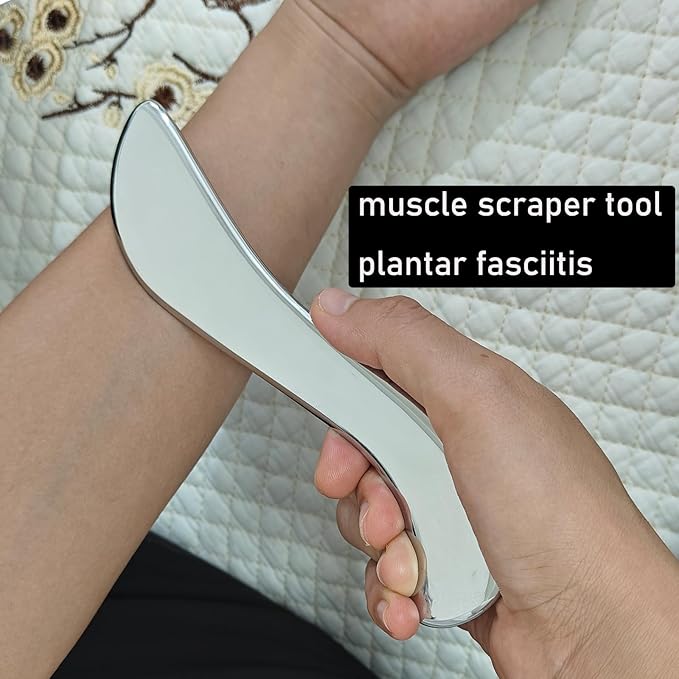 Robulve Professional Muscle Scraper Tool Set, 4-Piece IASTM Physical Therapy Kit with Carrying Case, Manual Massage Tools for Myofascial Release