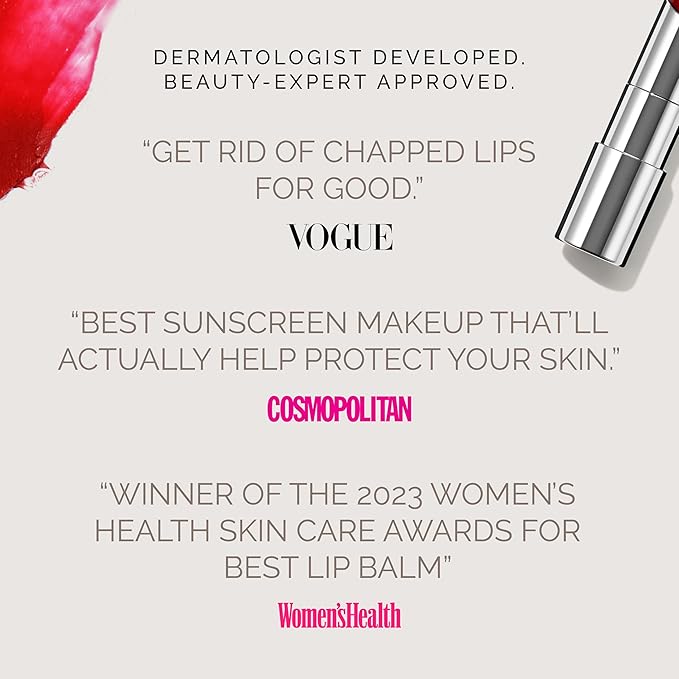 MDSolarSciences Tinted Sheer Lip Balm SPF 30 | Hydrating Lip Sunscreen | Shea Butter, Jojoba & Avocado Oils | Moisturizing, Vegan, & Clean| 0.15 oz, Bare