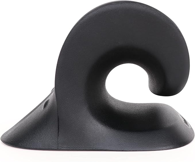 RESTCLOUD Comfortable Neck Stretcher for Neck Pain Relief, Neck and Shoulder Relaxer Cervical Traction Device for TMJ Pain Relief and Muscle Relax, Cervical Spine Alignment Chiropractic Pillow