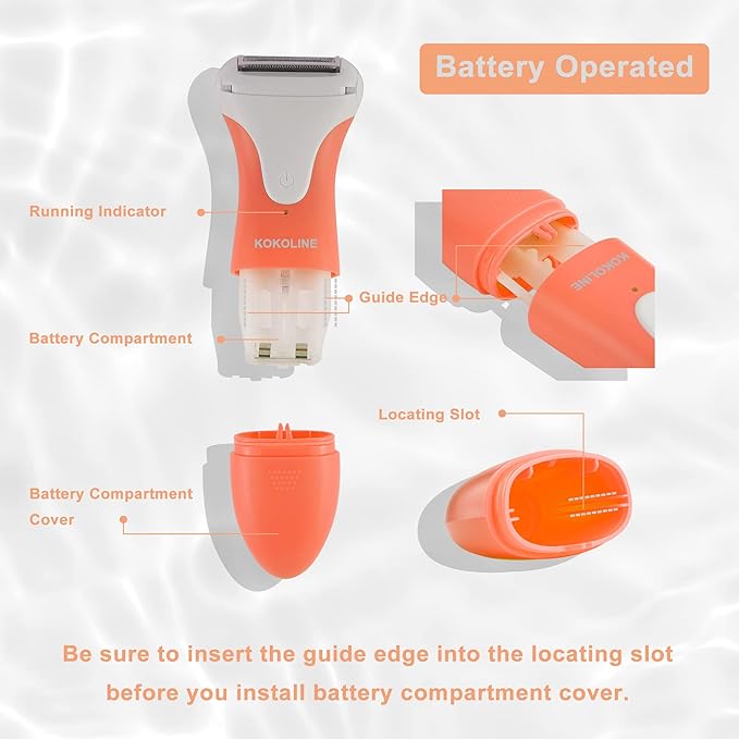 Women's Electric Shaver & Trimmer,Wet Dry Painless Razor for Legs,Bikini, Underarms, Hypoallergenic Foil Shaver with Bikini Trimmer,Cordless Waterproof for Shower Travel Gift,coral/bg7y