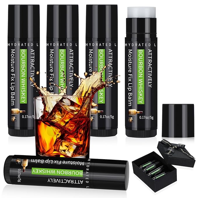 4 Pcs Lip Balm with Gift Lips