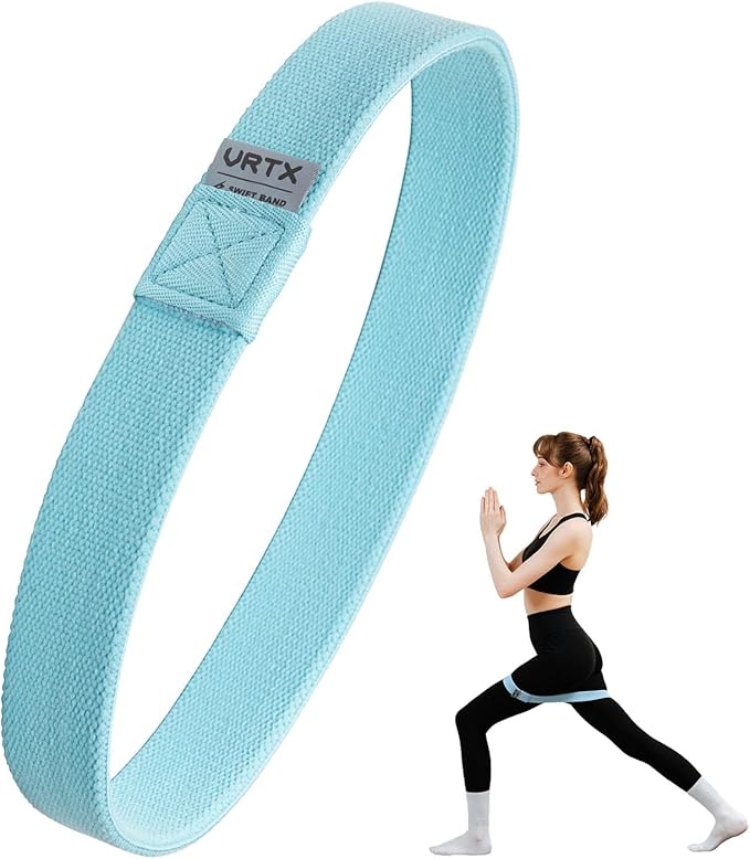 VRTX Swift Bands for Glutes & Legs Exercise | Booty Bands for Home & Gym Workout | Fabric Resistance Bands with Soft Mesh Cloth | Skin-Friendly, Non-Slip Hip Circle – Single Pack