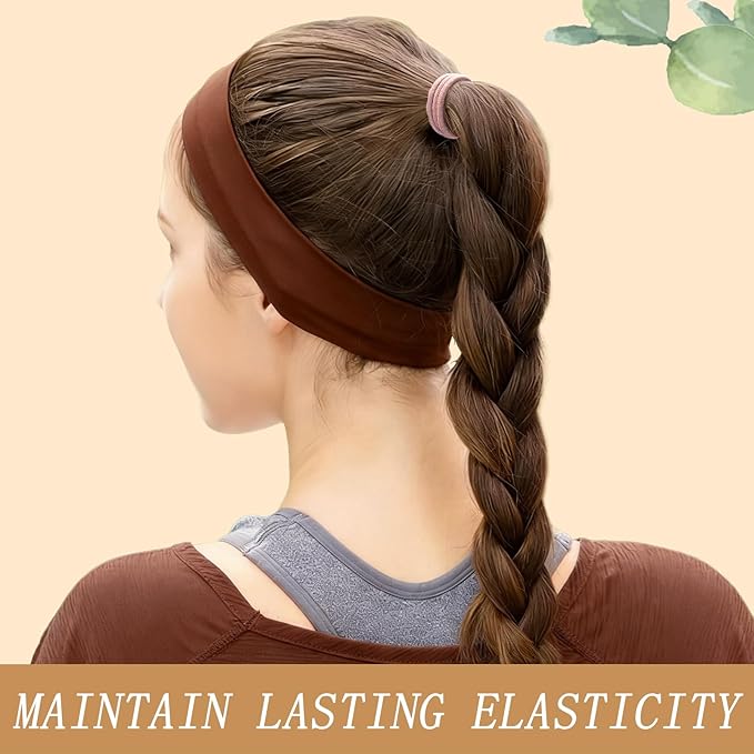 100Pcs Multi-Color Hair Ties For Thick And Curly Hair, Elastic Hair Ties For Women, Men And Girls, No Damage Ponytail Holder Hair Bands(Set6)