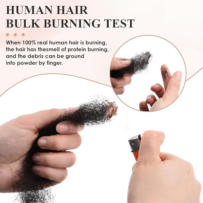 Teresa Springy Afro Twist Human Hair for Braids and Dreadlocks, Natural and Soft pre Fluffed Spring Twist Hair Can be Dyed and Bleached (12 Inch, 50g/Pack)