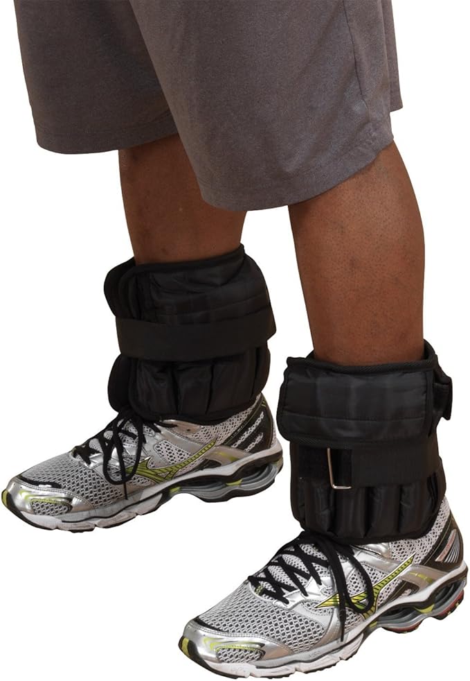Body-Solid Tools Ankle Weights Pair - Adjustable 20-LB