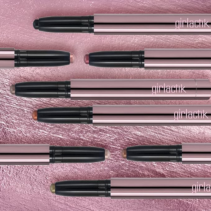 Girlactik Shadow Stick – Long-Wearing Cream Eyeshadow Stick, Blendable & Smudge-Resistant Eye Makeup – Vegan, Cruelty-Free, Easy One-Swipe Application (Stone)