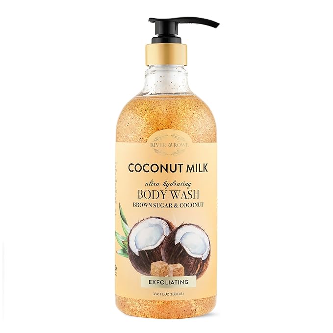 RIVER & ROWE Coconut Milk & Brown Sugar Exfoliating Body Wash