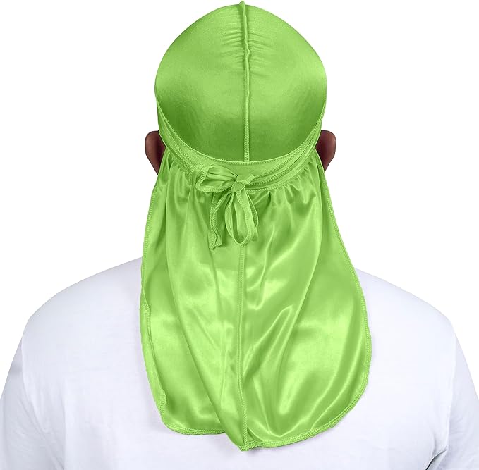 ForceWave Silky Durag for Men Wave Cap Satin Dorag for Men Women 360 Wave