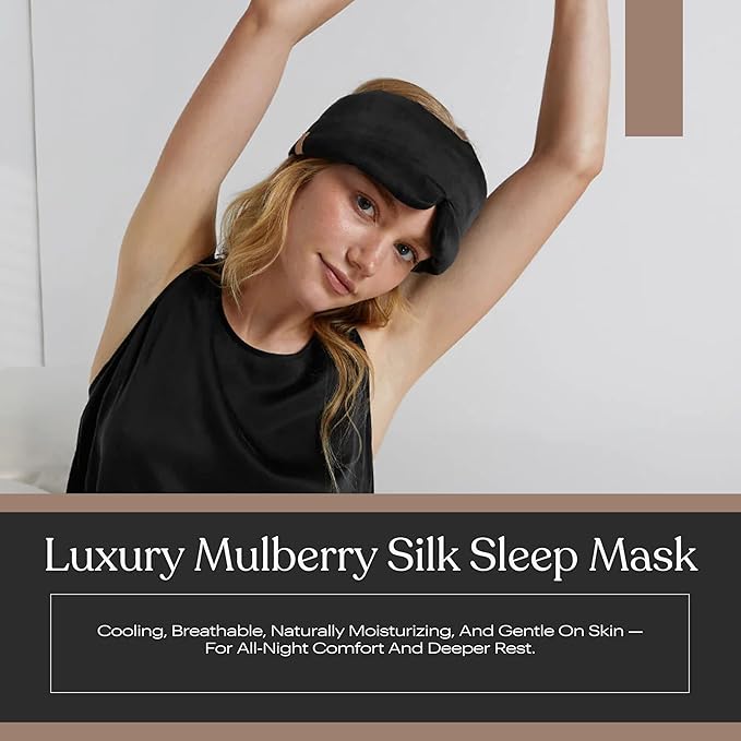 Lunya Men's Washable Silk Sleep Mask