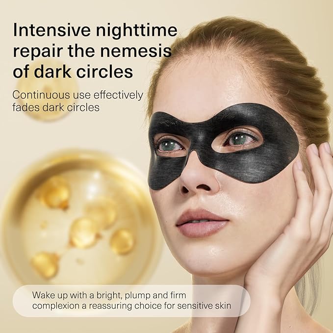 5 Pack Under Eye Patches 360° Fit, Full Coverage Eye Patch for Deep Cleansing, Moisturizing and Repairing, The Nemesis of Dark Circles, Night Rescue, Safe for Sensitive Skin, Travel Essentials