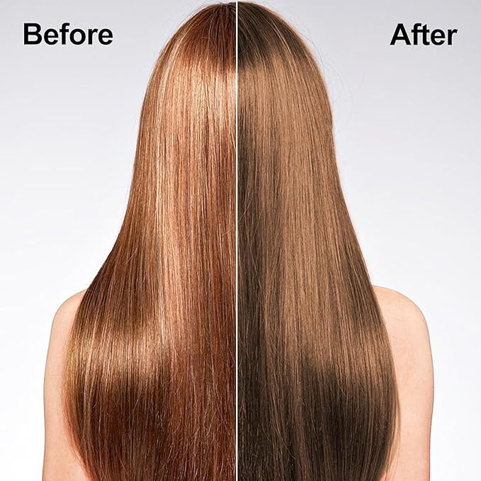 Light Brown Hair Dye Shampoo 3 in 1, Long-lasting & Natural Hair Color Shampoo, Herbal Ingredients Natural Shampoo Hair Dye Effect in Minutes, Gifts for Men Women 500ml
