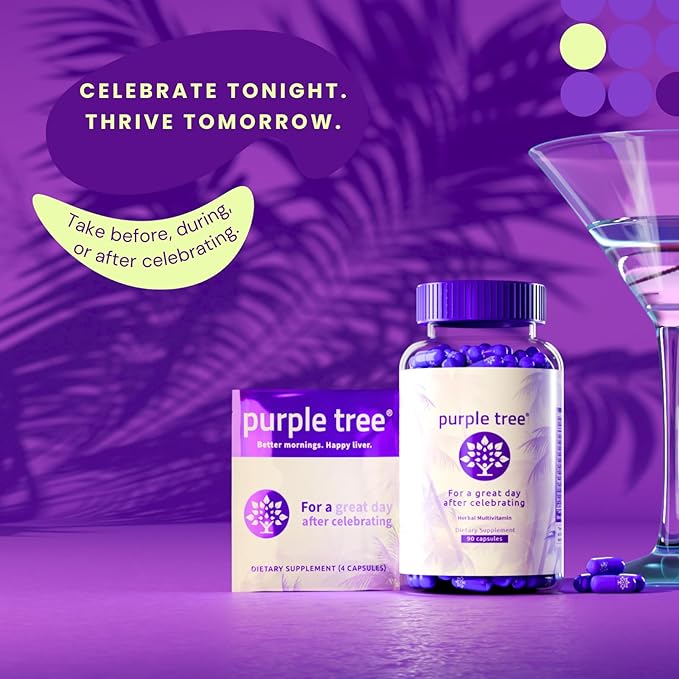 purple tree Post-Celebration Wellness Vitamins