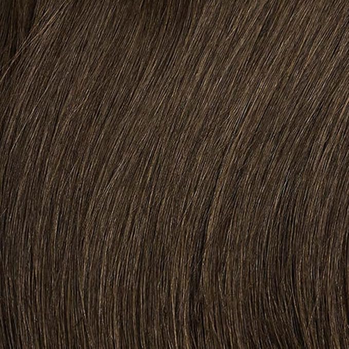 Luxy 100% Remy Human Hair Extensions for Thin Hair Thinning Hair Fill-Ins – 6 Seamless Wefts Multi-Dimensional Color Blend - Natural-Looking Volume & Coverage 95 grams 20" Medium Natural Brown