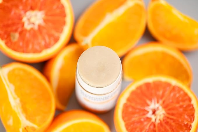 J&L Naturals Aluminum Free Deodorant for Men & Women | 100% Natural Ingredients With Coconut Oil, Shea Butter, & Essential Oils | Sustainable, Eco-Friendly (Orange & Bergamot, 3.0 Oz (Pack of 2))