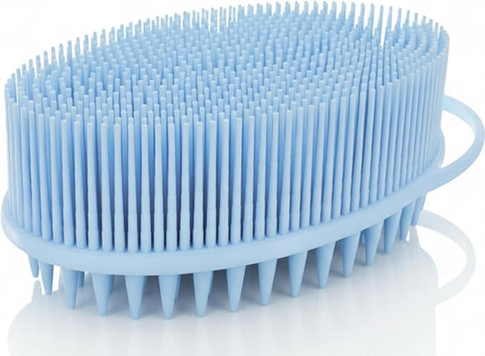 Avilana Premium Scalp Massager Shampoo Brush - 8 Years Trusted Since 2017 - SGS Certified Silicone Scrubber, Soft Bristles All Hair Types, Gentle Scalp Exfoliation Hair Care Women Men Color Treated