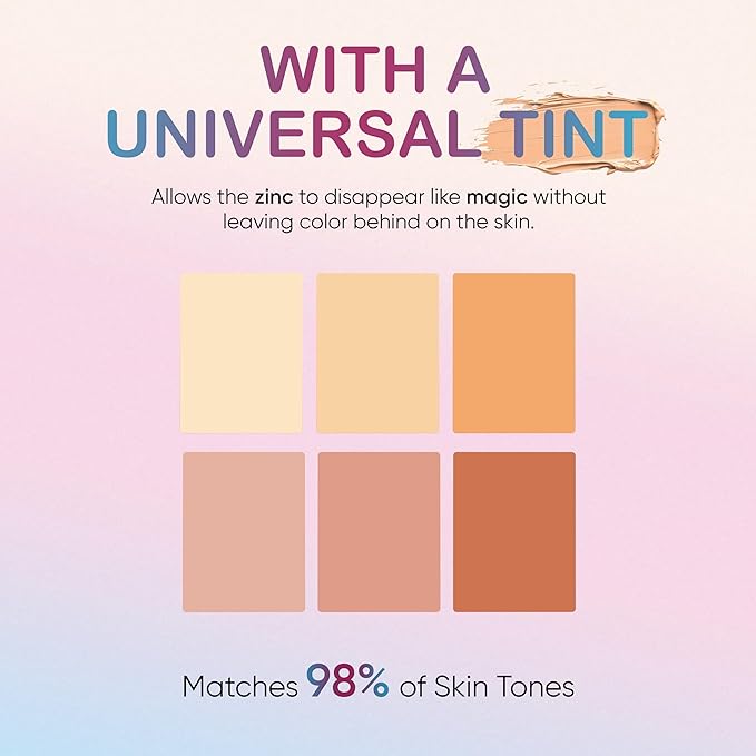Daily Shade Kid's Sunscreen Starter Kit – Tinted Mineral Sunscreen for Face & Body with SPF 30, Shade Brush, Travel Bag & UV Card – Non-Nano Zinc, Reef Safe, Water Resistant & Hypoallergenic Skin Care