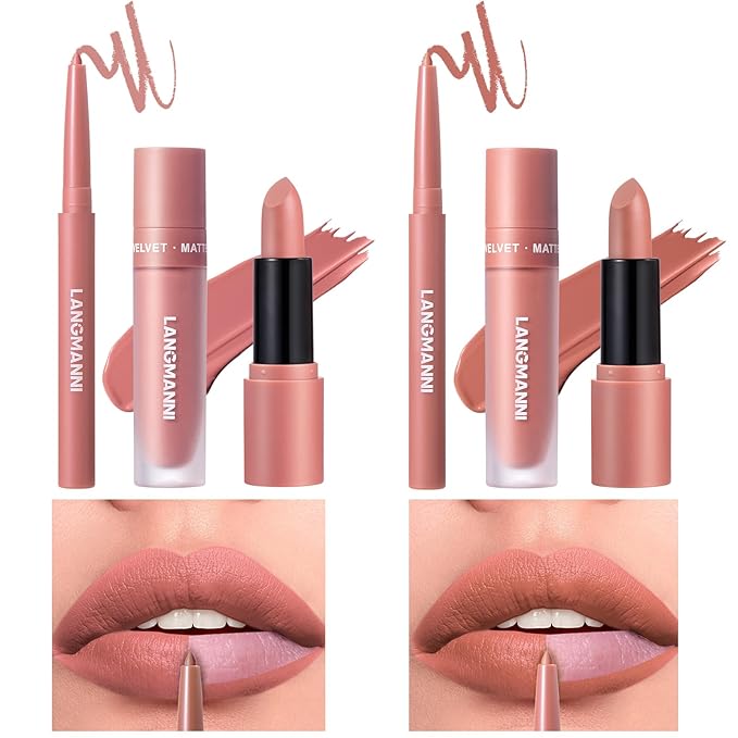 Jolilab 6 in 1 Matte Velvet Lipstick Set-Lip