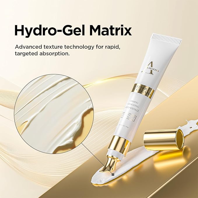 Abarno Retinol Eye Cream for Dark Circles and Puffiness – Hydrating Eye Serum for Wrinkles and Fine Lines, Anti-Aging Under eye Cream for Women, 0.71 fl oz