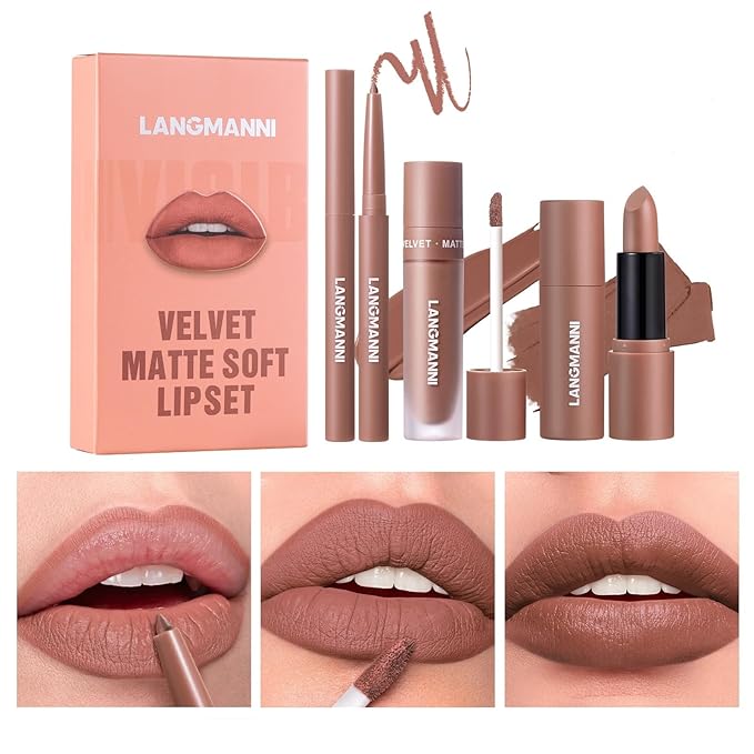 Jolilab 3 in 1 Matte Velvet Lipstick Set-Lip