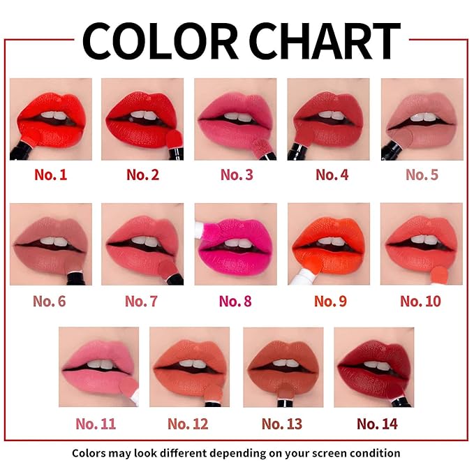 Long Lasting Lip Stain for Lips and Cheek Tint | High Pigment Color | lightweight Matte Finish | Weightless | Full Coverage | Twist Velvet Tint #4 (No.4)