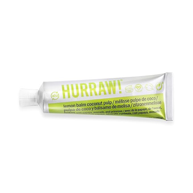 Hurraw! Balmtoo Squeezable Balm, Lemon Balm Organic.
