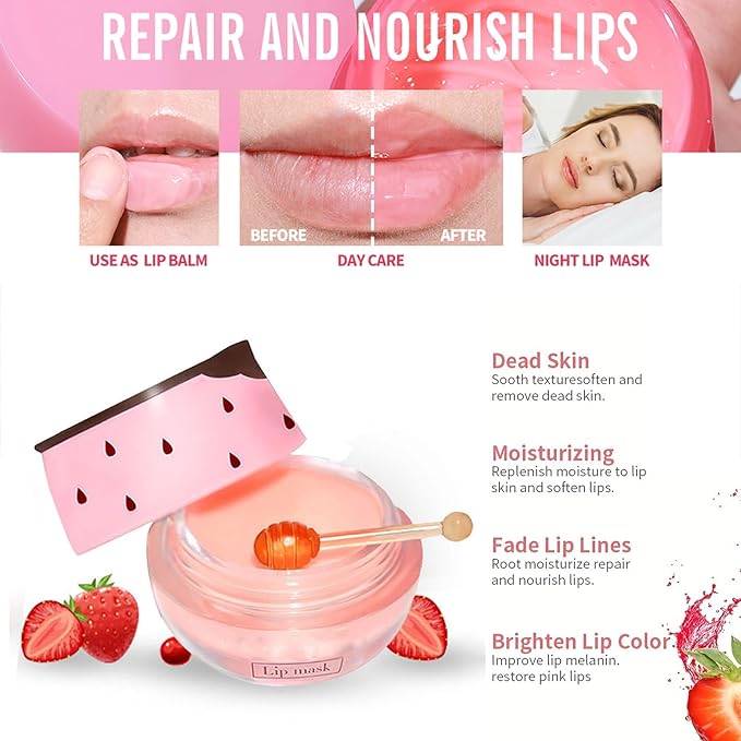 Bee Lip Balm Honey Pot, Apple Lime)