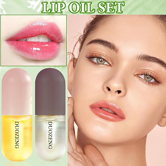 Lip Plumper Set,Lip Plumper Oil Gloss Night