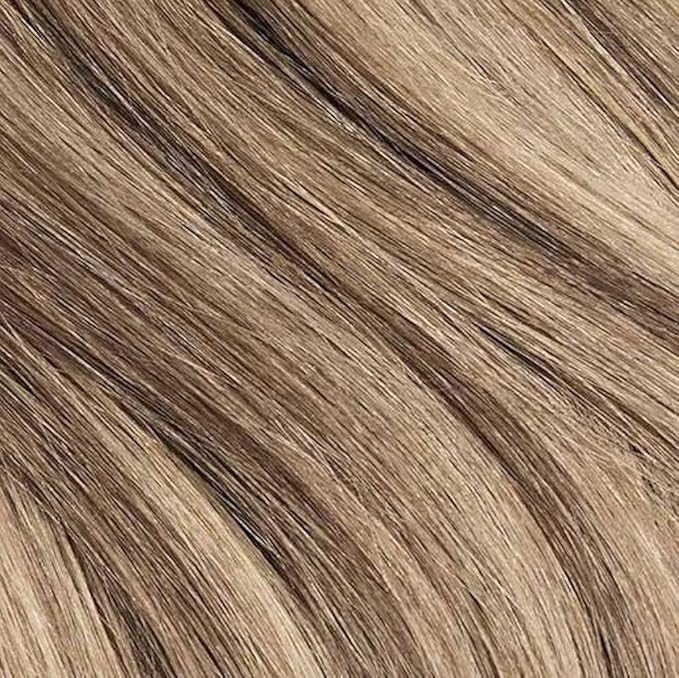 Luxy 100% Remy Human Hair Extensions for Thin Hair Thinning Hair Fill-Ins – 6 Seamless Wefts Multi-Dimensional Color Blend - Natural-Looking Volume & Coverage 95 grams 20" Dimensional Natural Blonde