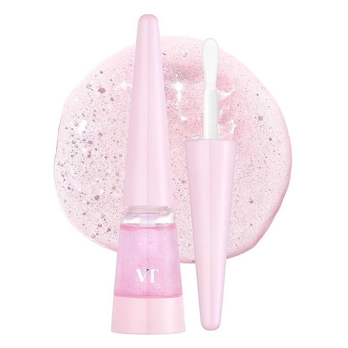 VT COSMETICS Reedle Shot Lip Plumper, Hydrate & Volumize Lip Gloss, Smooth Lip Wrinkles, Korean Lip Plumper, High Shine, Lip Enhancer, Hyaluronic Acid, 0.15 oz. (Twinkle (Glitter))