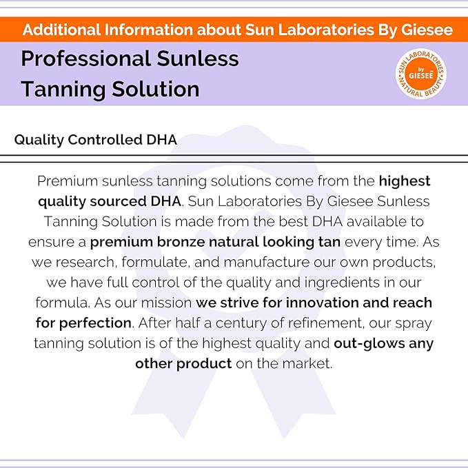 Dark Sunsation Spray Tan Solution 1 Gallon - Professional Airbrush Tanning Solution, Ultra Dark Self Tanner, Non-Toxic Sunless Tanning Spray, Fake Tan, Spray Tan, Tanning Spray for Perfect Glow