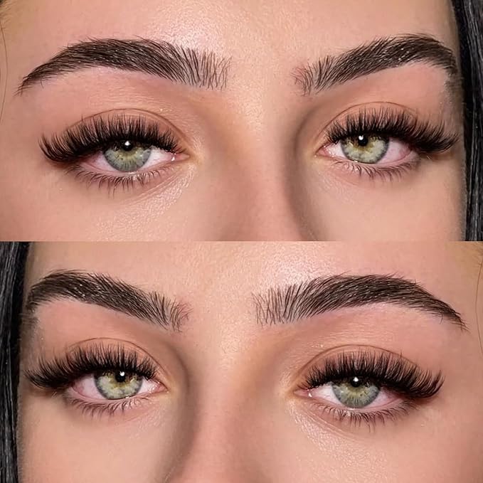 Wispy Lashes Natural False Eyelashes 14 Pairs Cat Eye Lashes Strips 9-14mm Fake Mink Lash Pack Wispies Strip Eyelash Short Small Fluffy Pestañas Postizas for Everyday Wear
