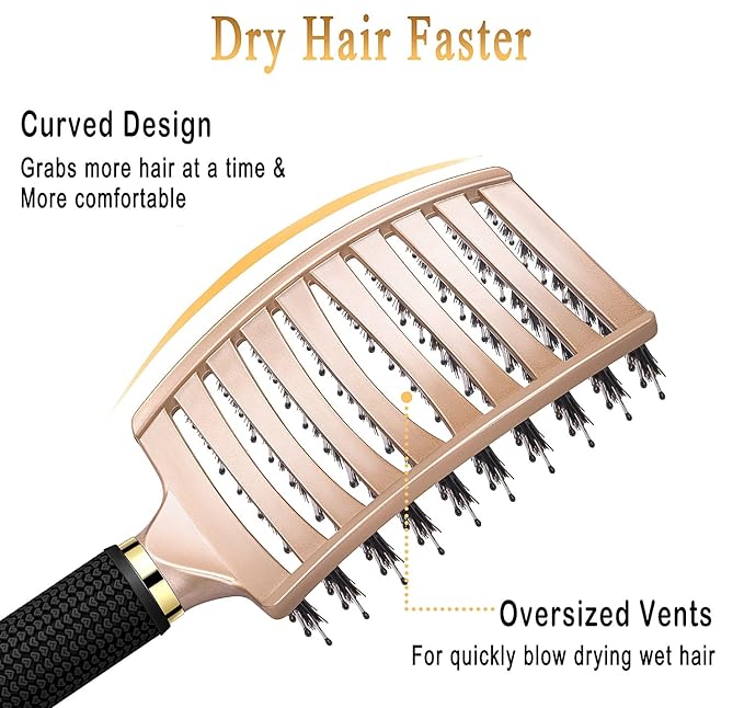 KTKUDY Detangling Brush Getting Knots